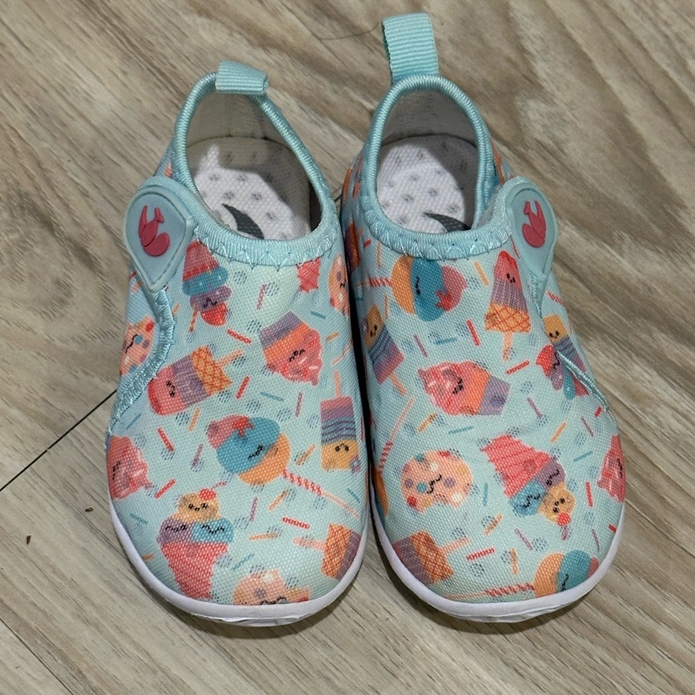 Toddler Water Shoes Ice‎ Cream Print (Fits 12–18 Months)